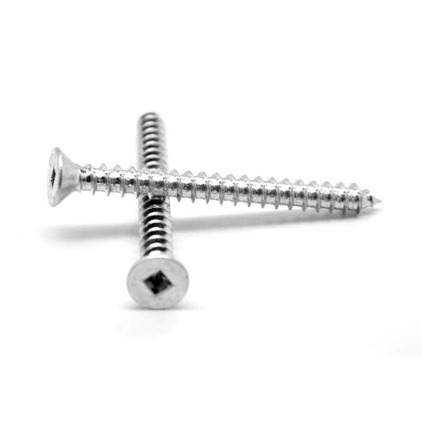 Asmc Industrial No.6-18 x 0.38 Square Drive Flat Head Type A Sheet Metal Screw, 18-8 Stainless Steel, 5000PK 0000-215886-5000